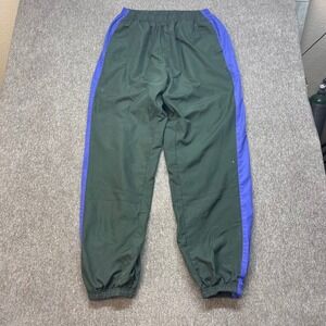 Vtg Nautica Competition Track Pants Nylon Mens M Elastic Waist Zip Leg